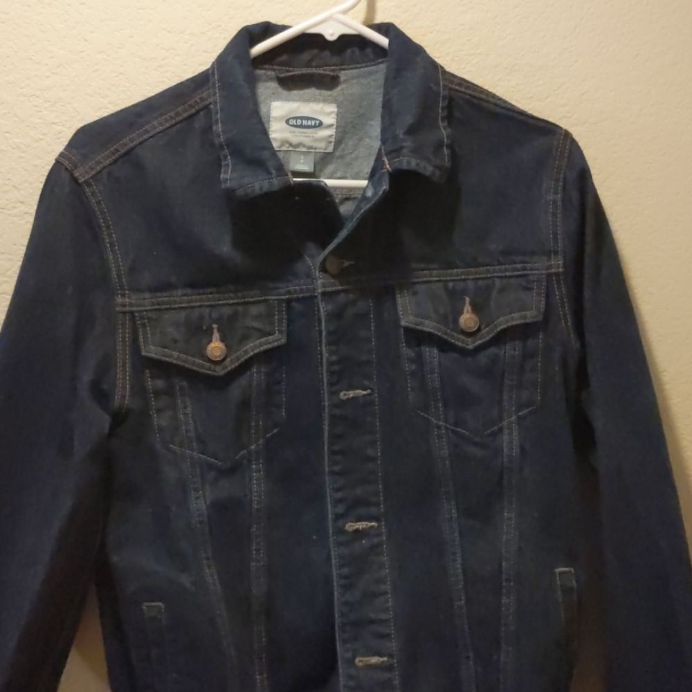 Men's Dark Wash Denim Jacket